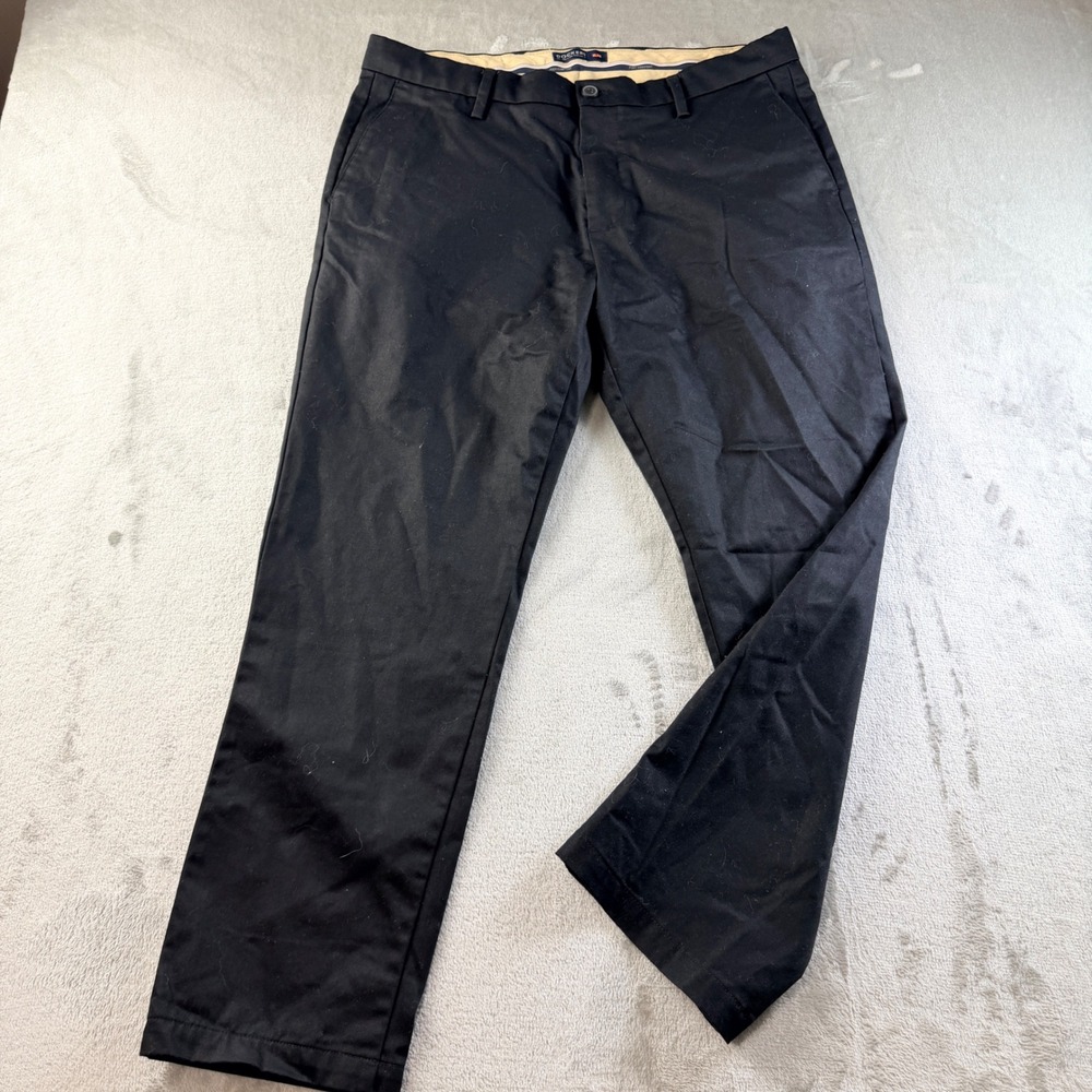 Dockers Slim Fit Flex Comfort Black Chino Pants Men's 36x29 S40196